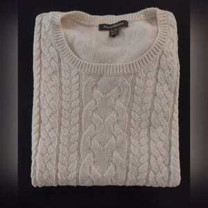 Tommy Bahama White Short Sleeve Sweater size XL